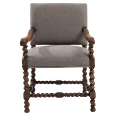 1910s French Upholstered Armchair