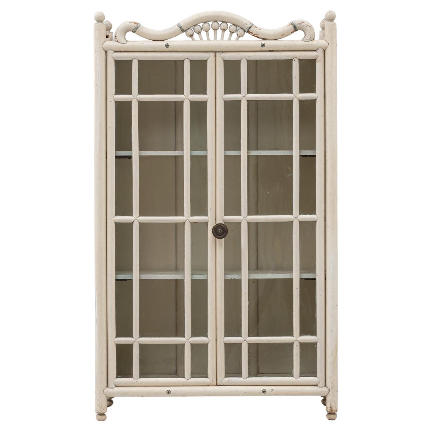 Mini vetrina francese in legno del 1910 in vendita