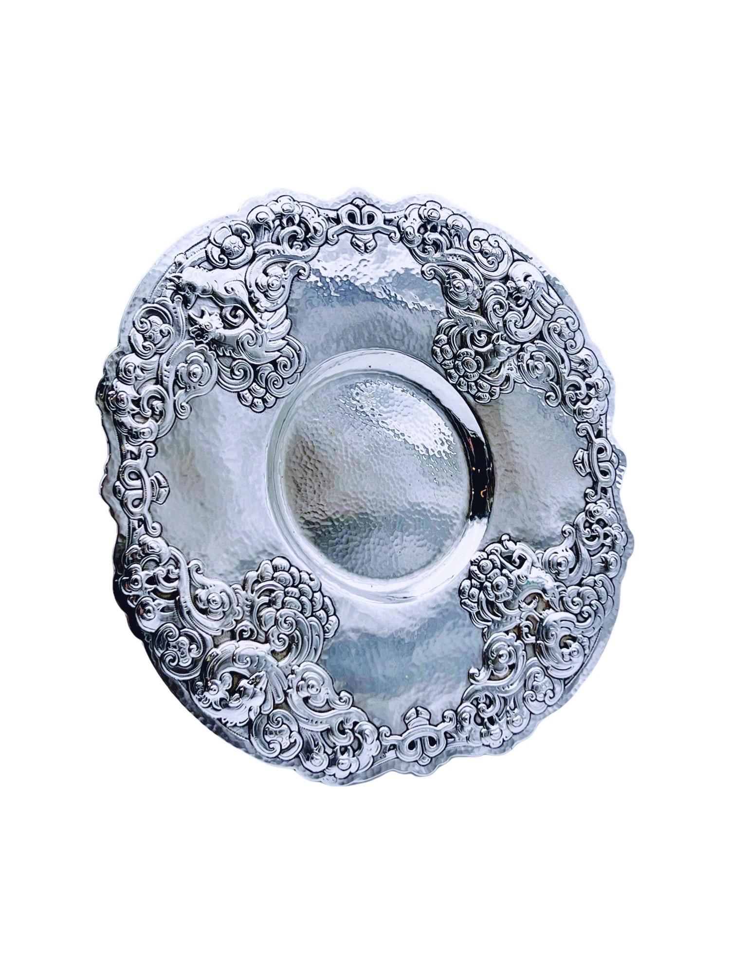 1910 Gunnar Tandberg (Oslo 1894-1954) Placa estilo Art Nouveau - Plata maciza en venta 3