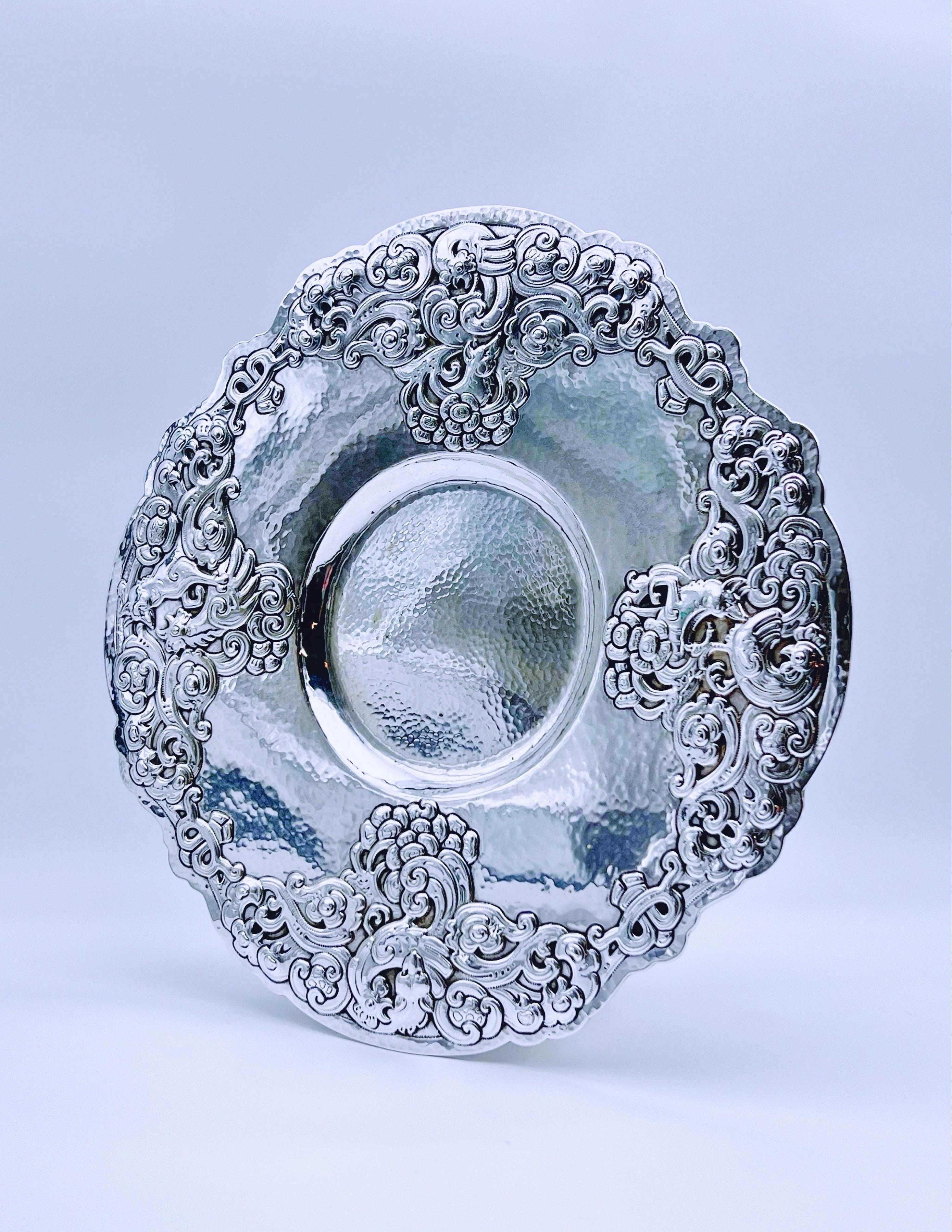 1910 Gunnar Tandberg (Oslo 1894-1954) Placa estilo Art Nouveau - Plata maciza Noruego en venta