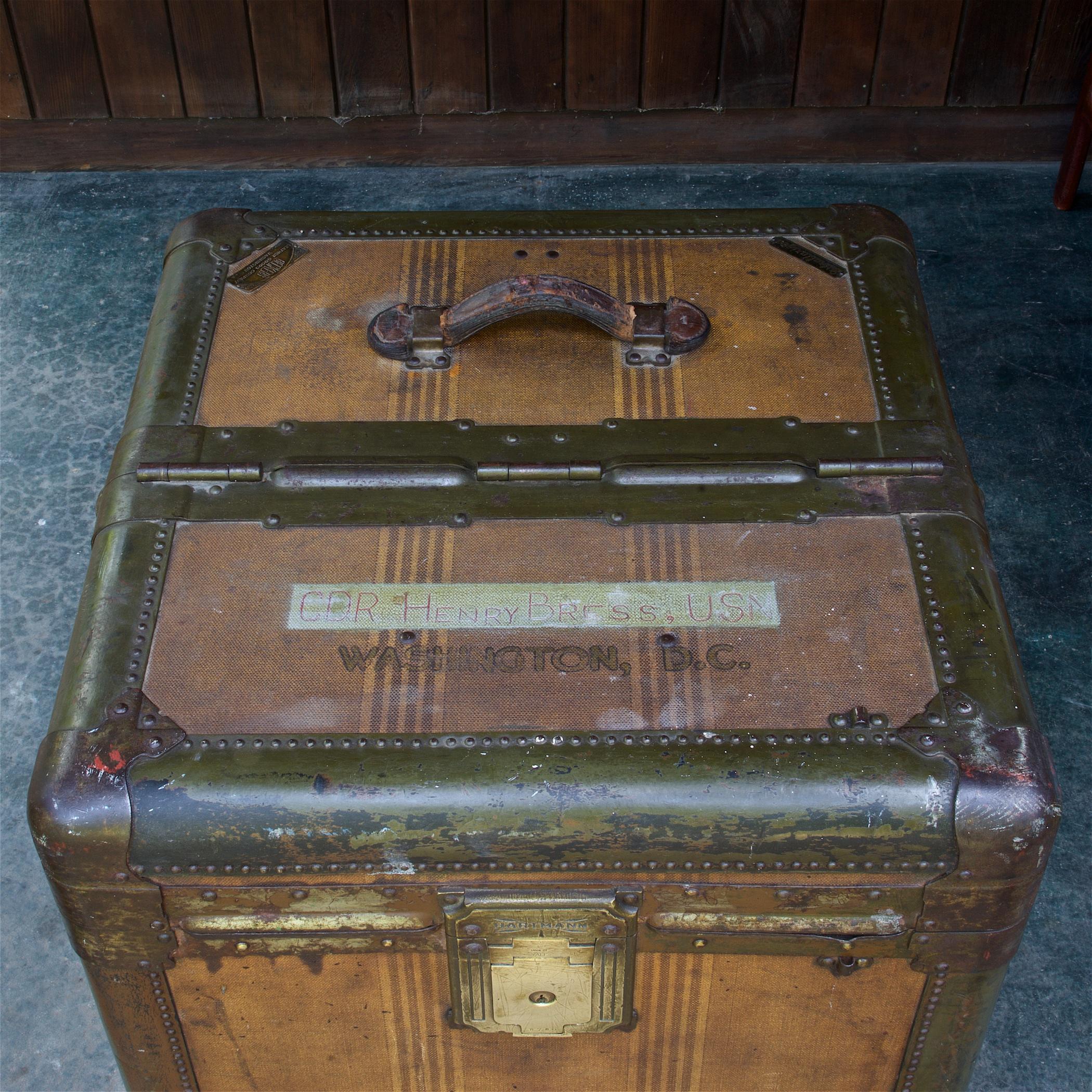 antique wardrobe trunk value