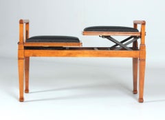 1910s High Adjustable Duett Piano Bench