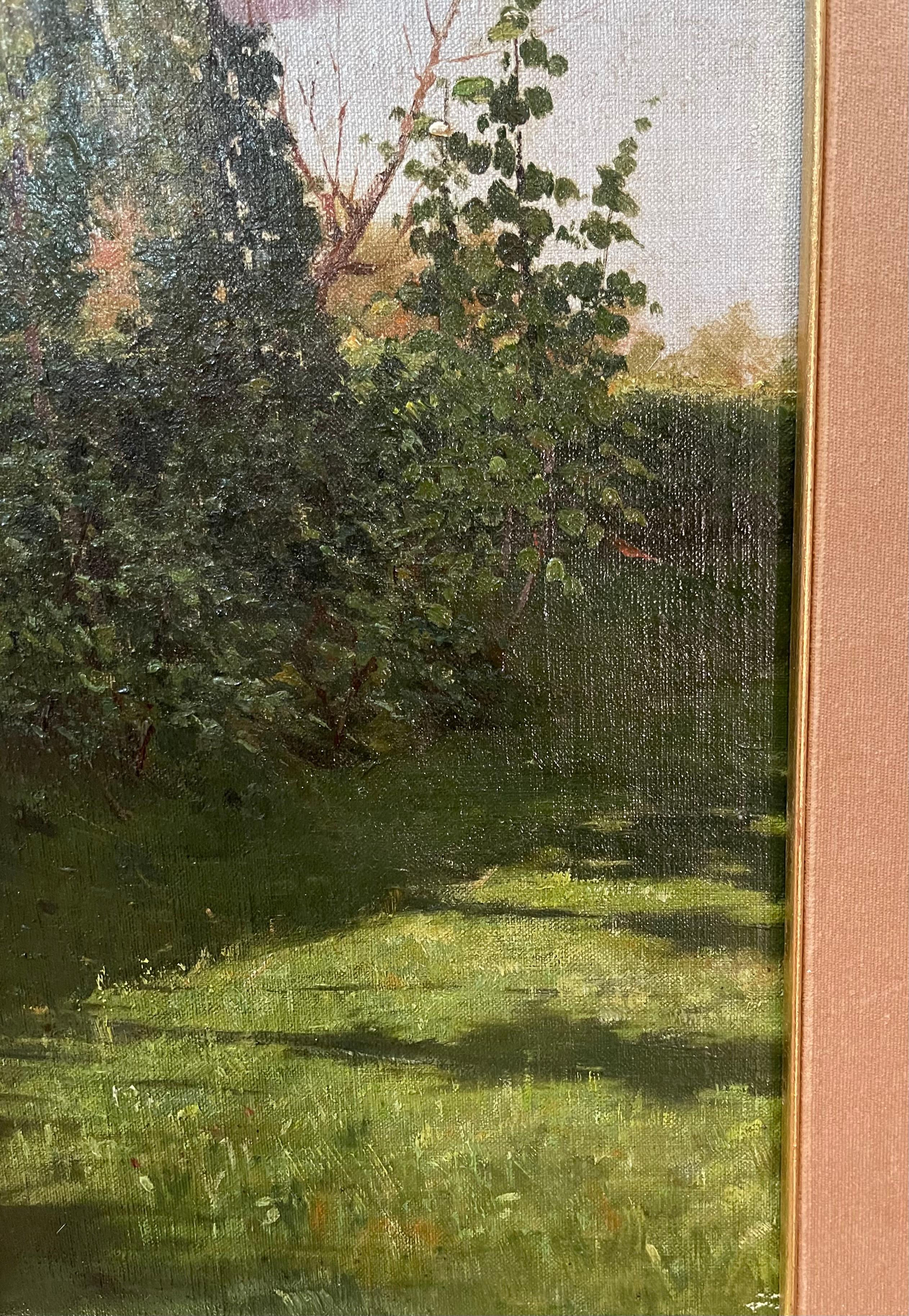 Italiano Paesaggio d'epoca italiano firmato in vendita