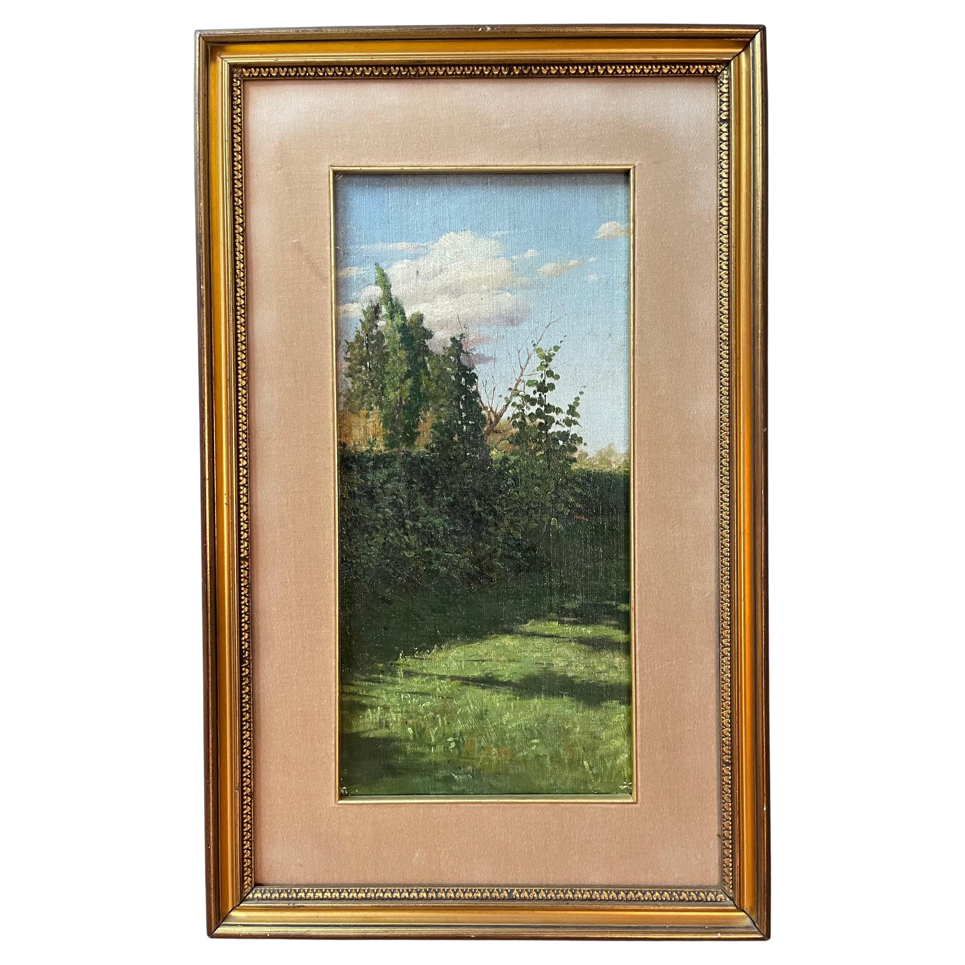 Period Italian Signed Landscape