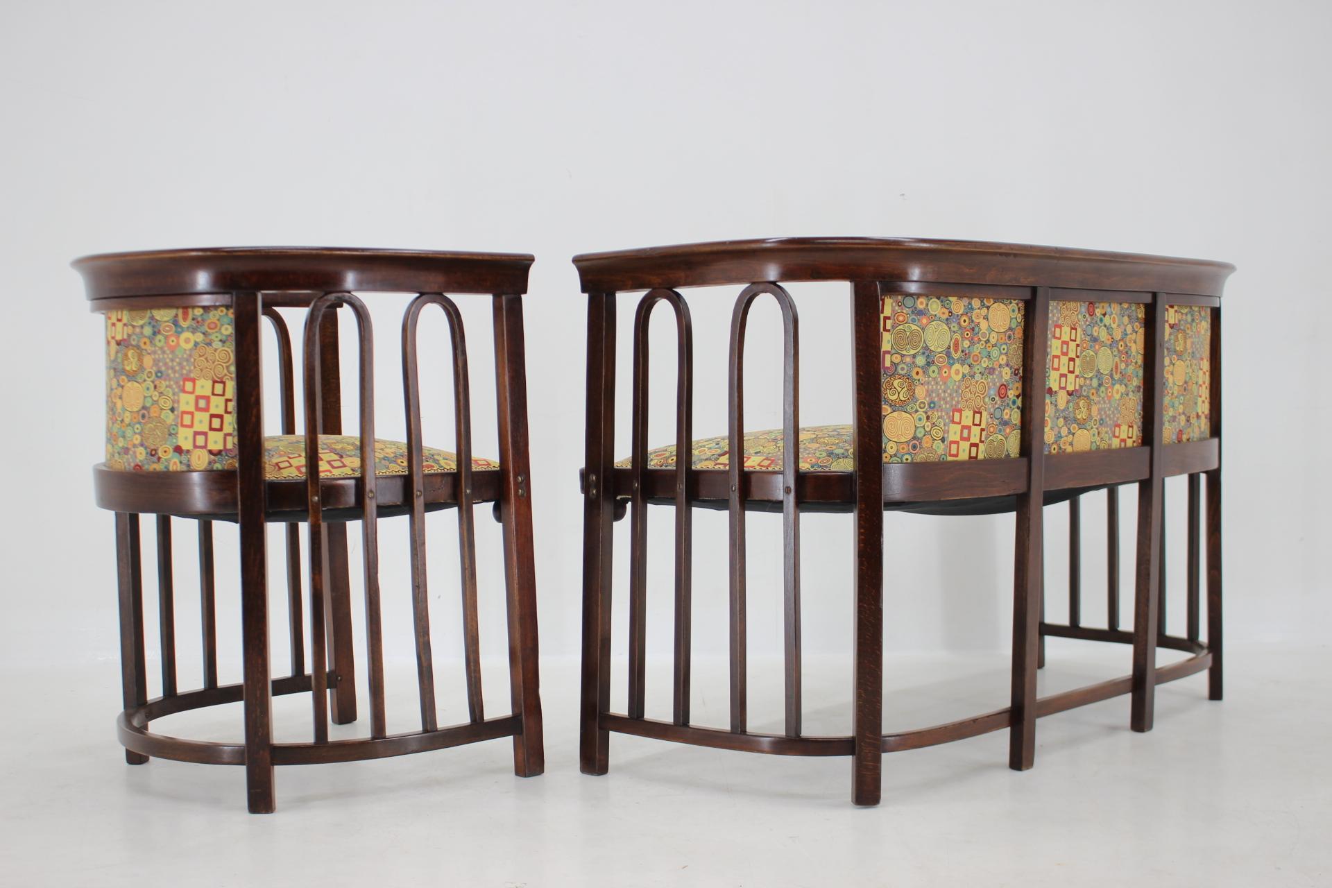 Variation de sièges « Fledermaus » de Josef Hoffmann de l'Art nouveau des années 1910 en vente 2