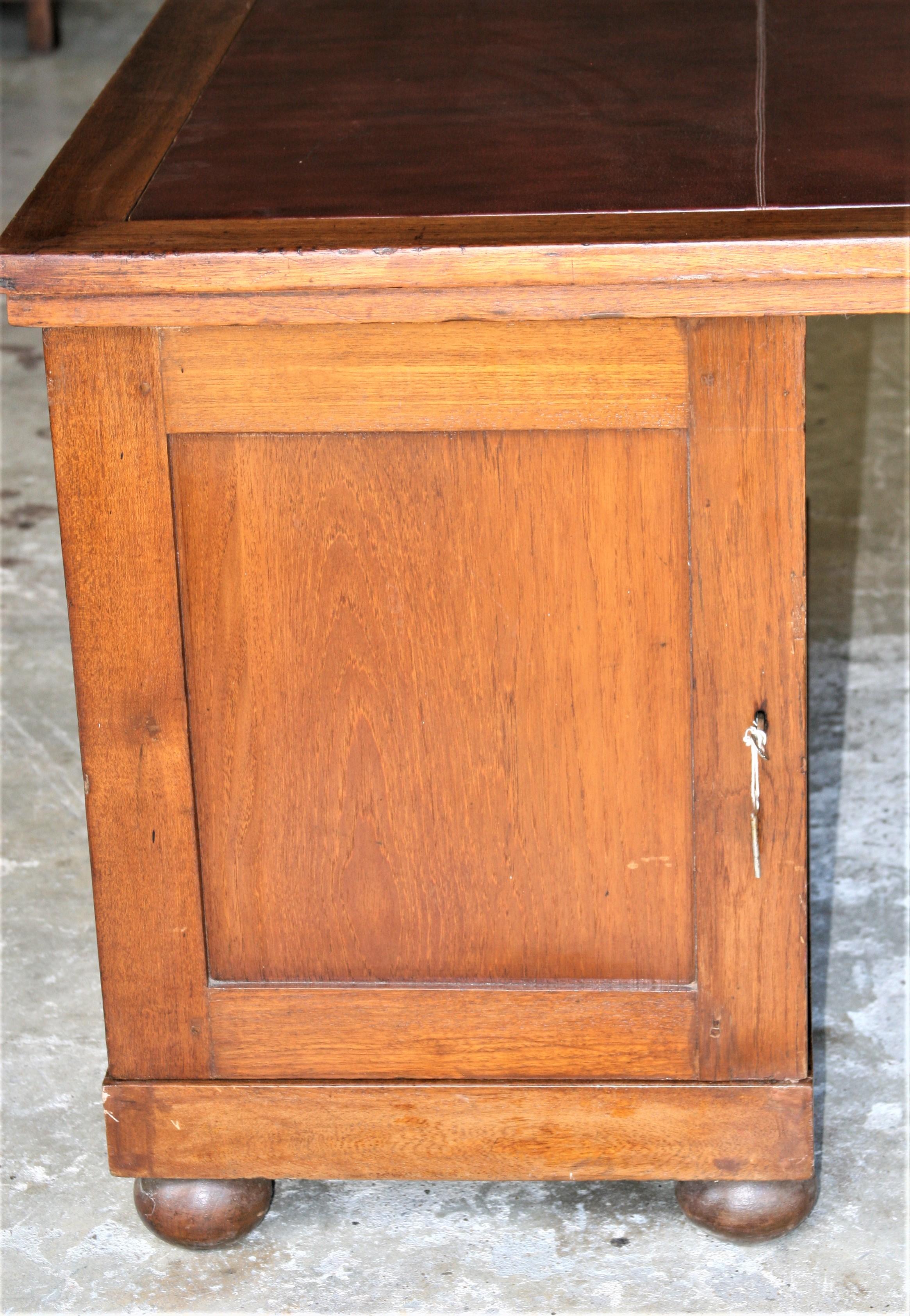 large mahogany desk