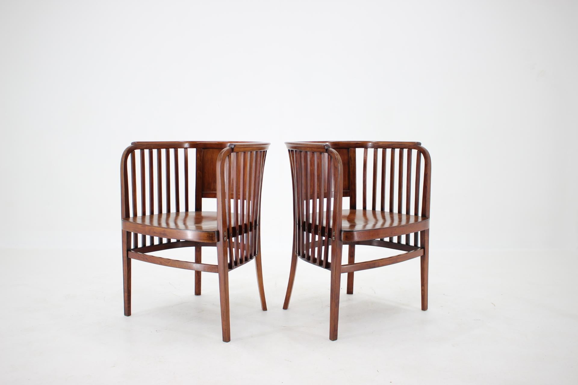 Bentwood 1910s Marcel Kammerer Wooden Sofa and Chairs for Gebruder Thonet