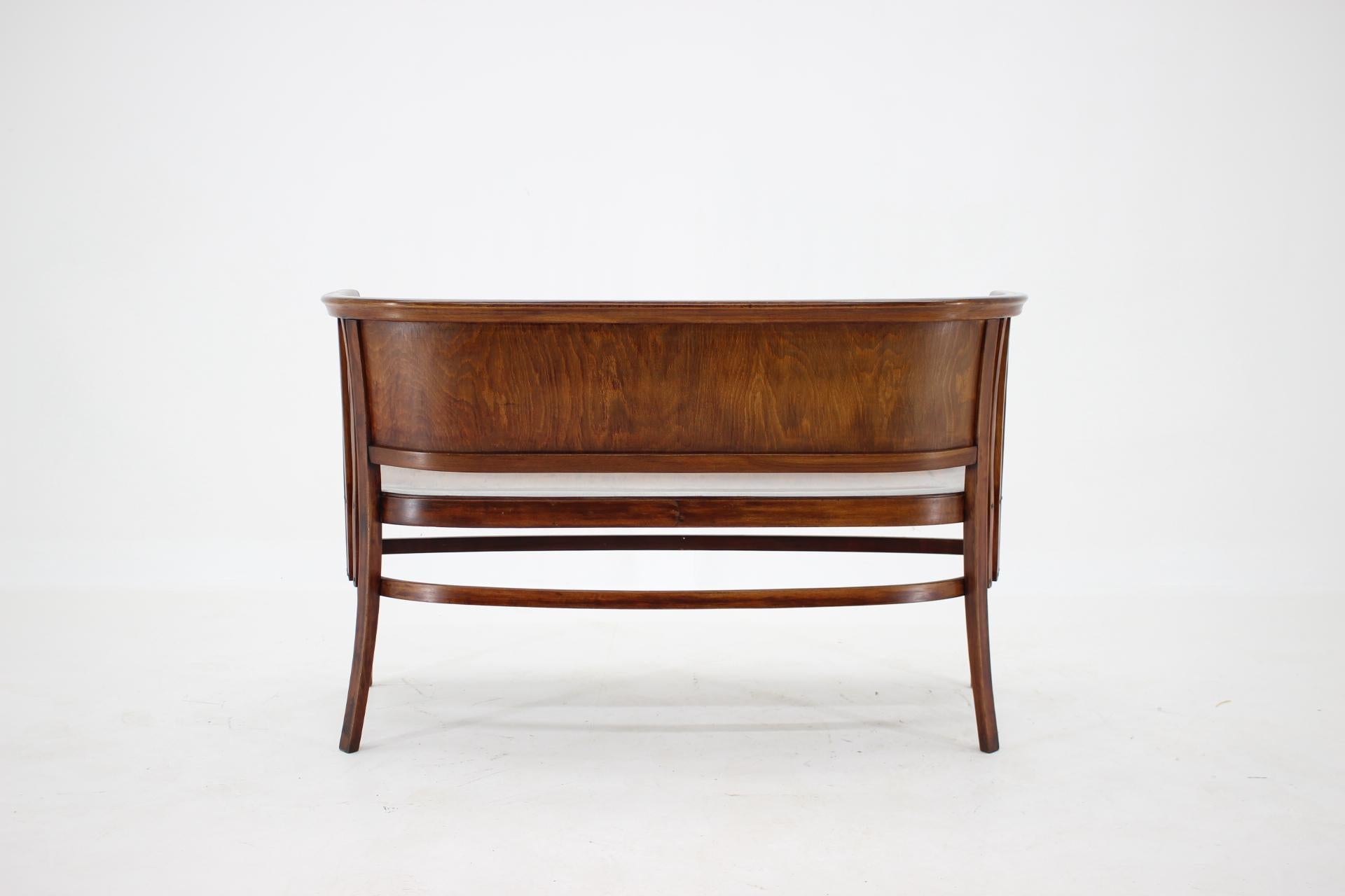 Bentwood 1910s Marcel Kammerer Wooden Sofa for Gebruder Thonet