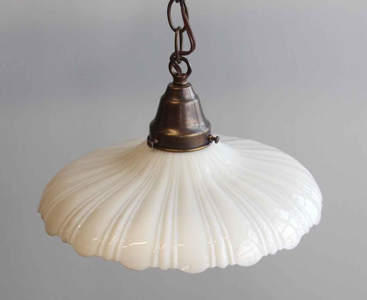 scalloped pendant light