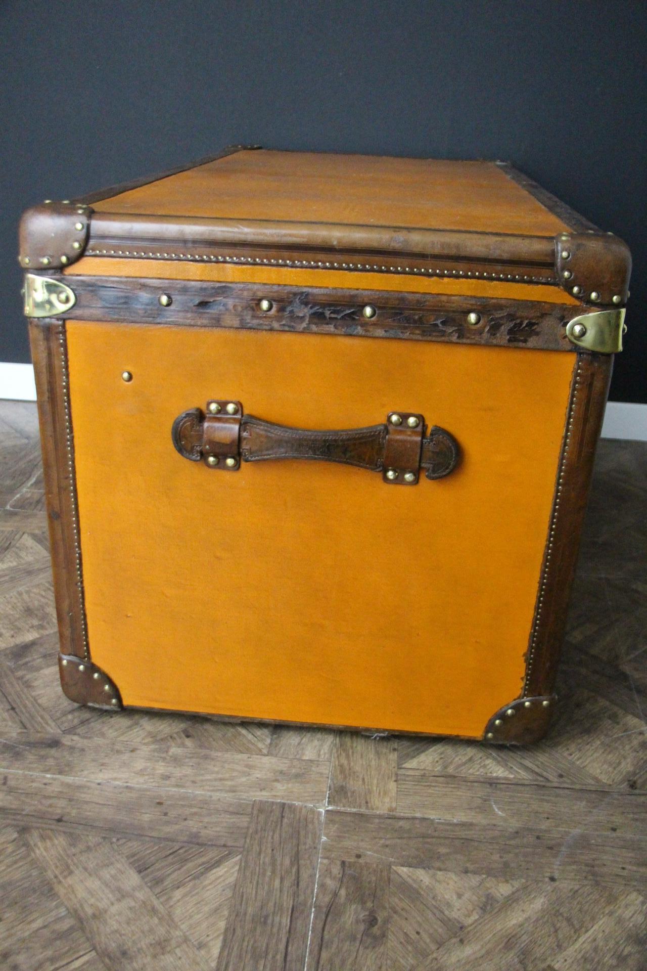 1910s Naranja Louis Vuitton Baúl Vapor, 110 cm Naranja Louis Vuitton Baúl 4
