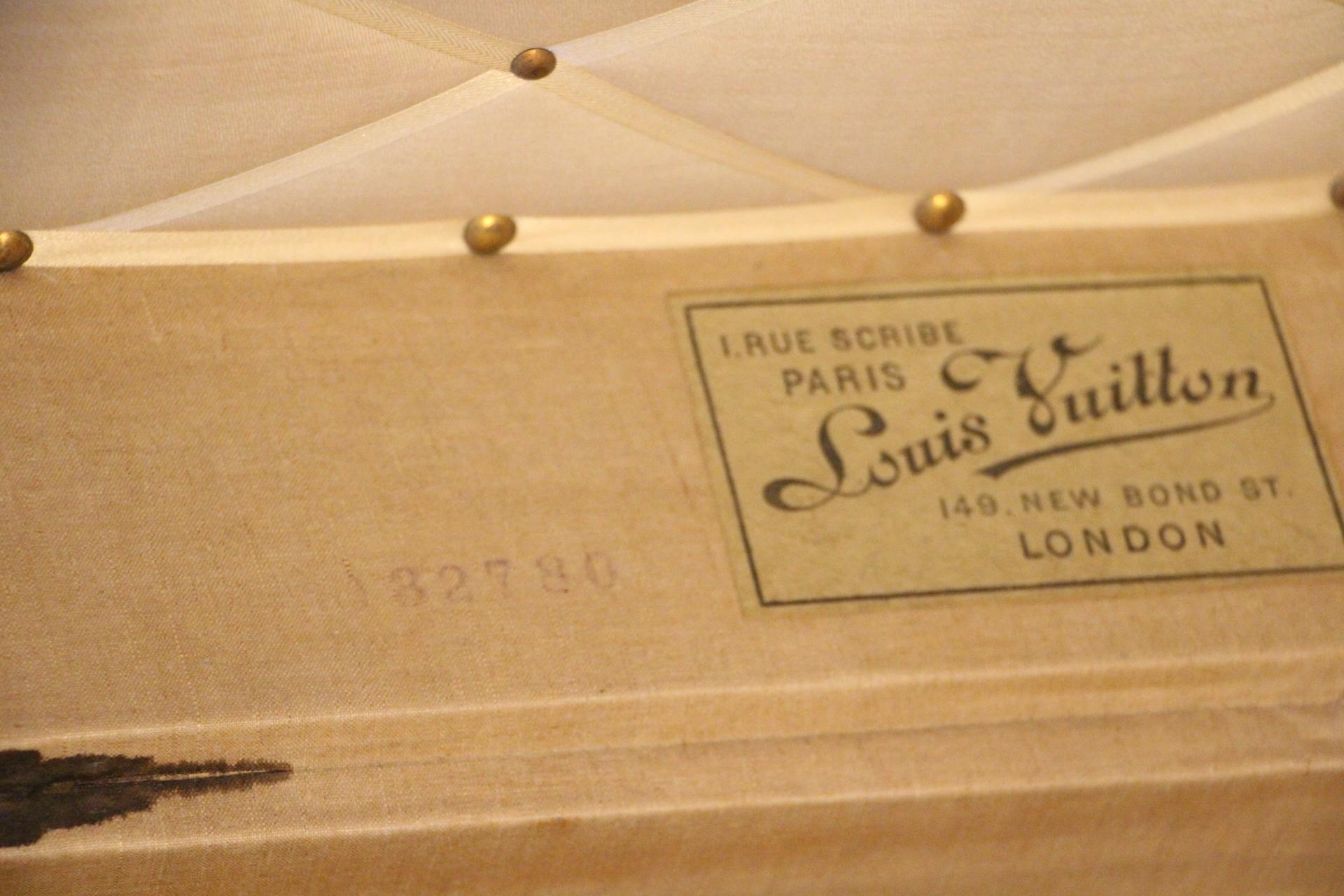 1910s Orange Louis Vuitton Steamer Trunk, Malle Louis Vuitton 9