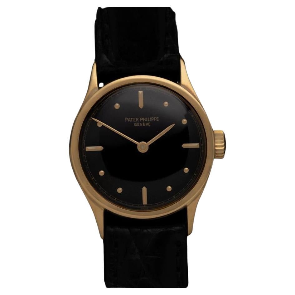 1910's Patek Philippe Vintage Calatrava Pre-ref. 446 Mens Midsize - 18K Gold For Sale