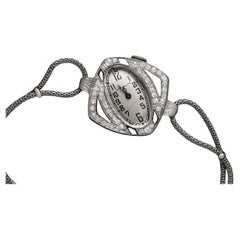 1910
s Patek Philippe Vintage Ladies Watch with Stunning Period Case - Platinum