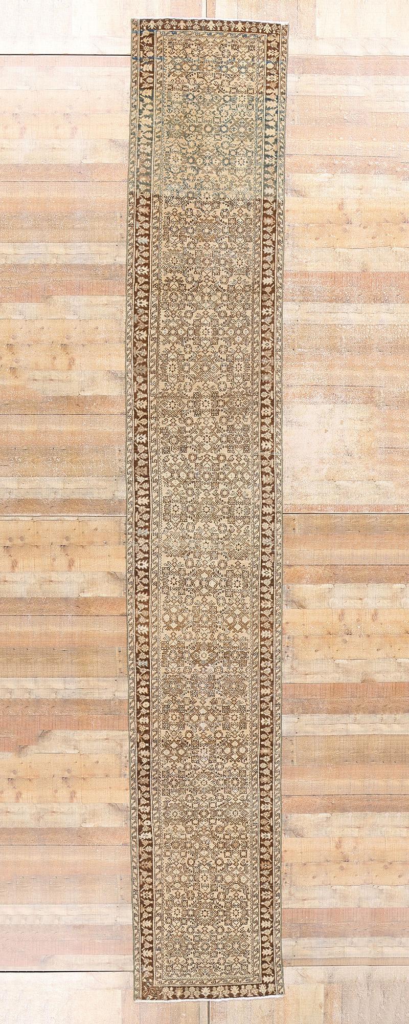1910's Persian Hamadan Carpet with Modern Style For Sale 2