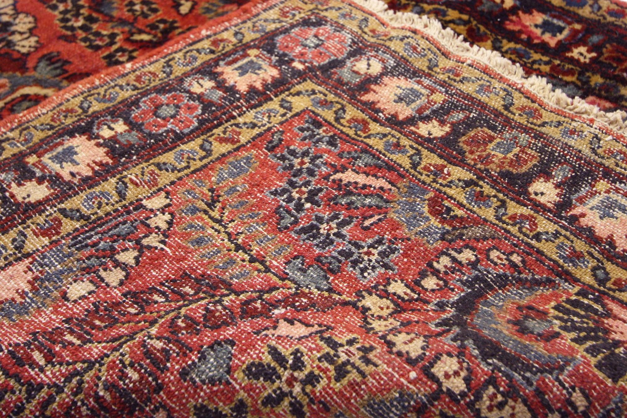 Tappeto persiano Hamadan Sarouk del 1910 con stile moderno In condizioni buone in vendita a Dallas, TX