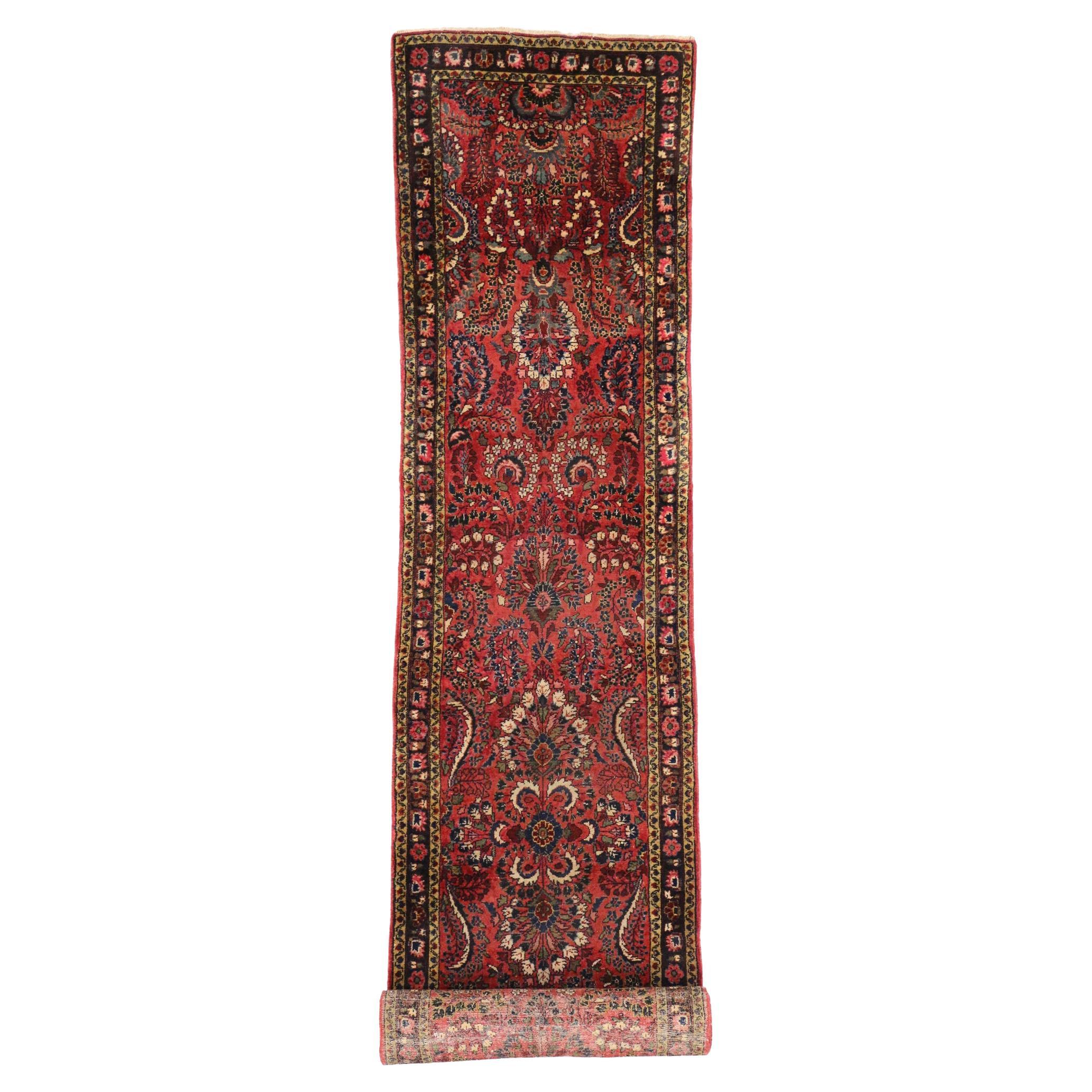 1910's Persian Hamadan Sarouk Carpet with Modern Style