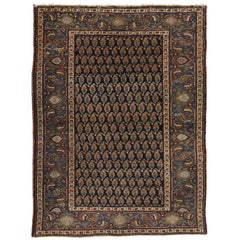 1910's Persian Heriz Carpet with Modern Traditional Style