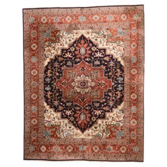 Tapis persan Heriz des années 1910 avec style traditionnel