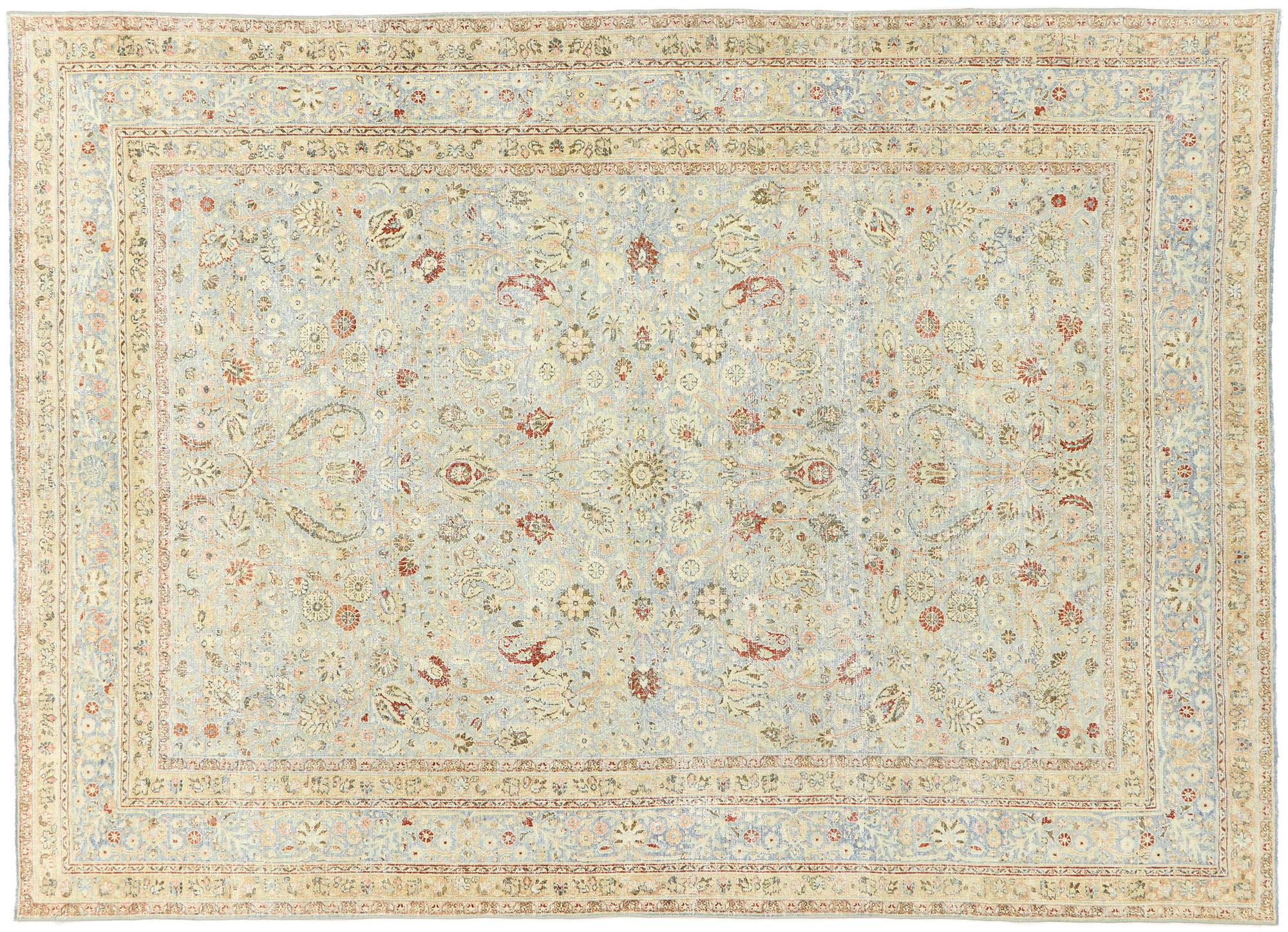 1910's Persian Khorassan Carpet with Modern Style For Sale 2