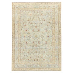 Alfombra persa Khorassan de 1910 con estilo moderno