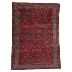1910's Persian Lilihan Carpet, 04'10 x 06'09