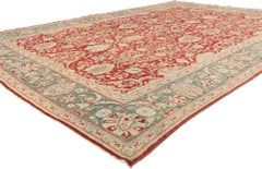 The Crimson Bloom: An Antique Floral Masterpiece of Timeless Splendor