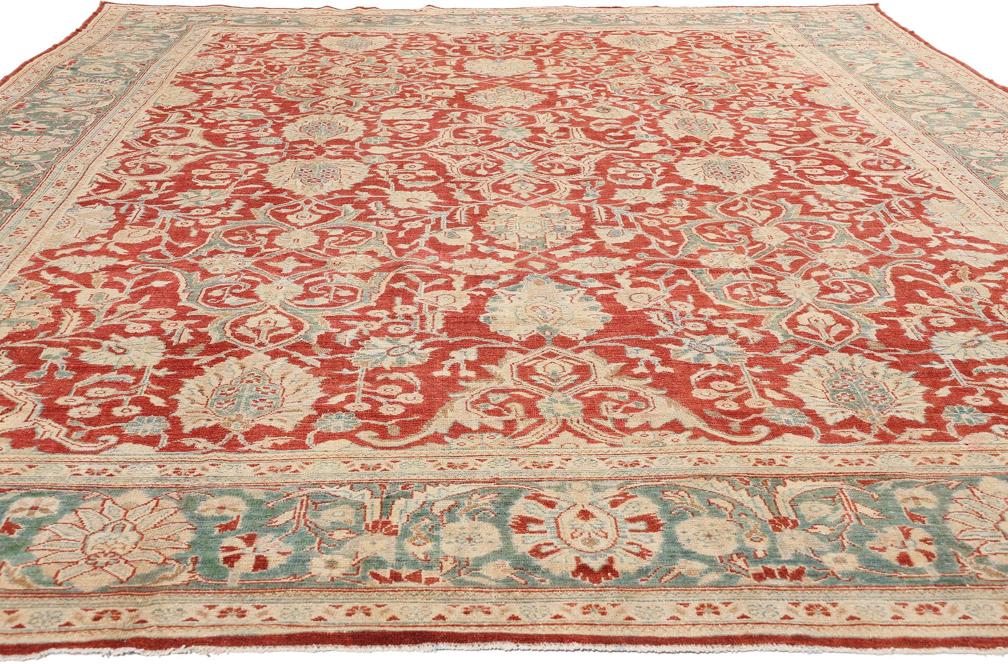 Tabriz Tappeto persiano Mahal del 1910 con stile moderno in vendita