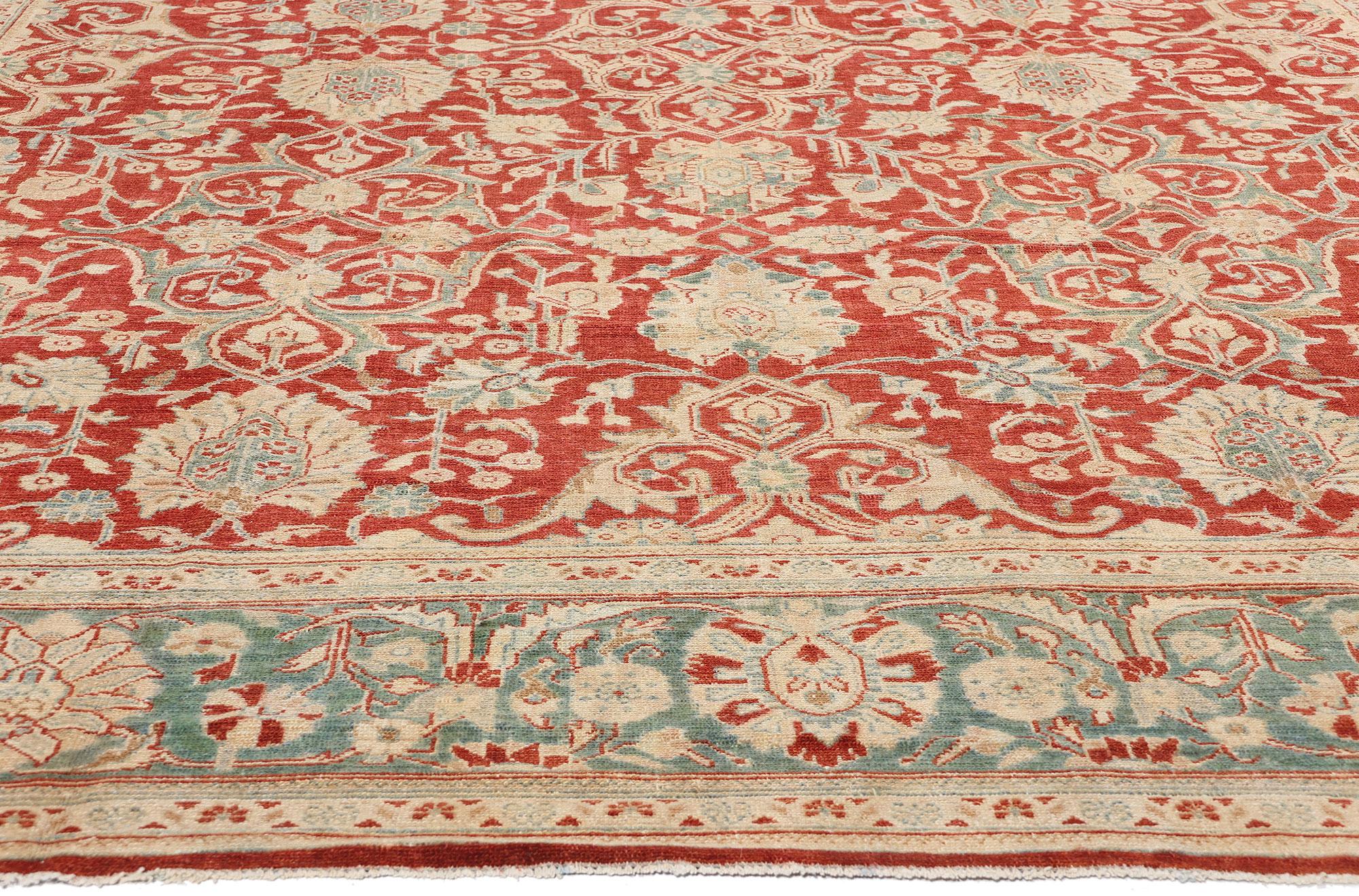 Turco Tappeto persiano Mahal del 1910 con stile moderno in vendita