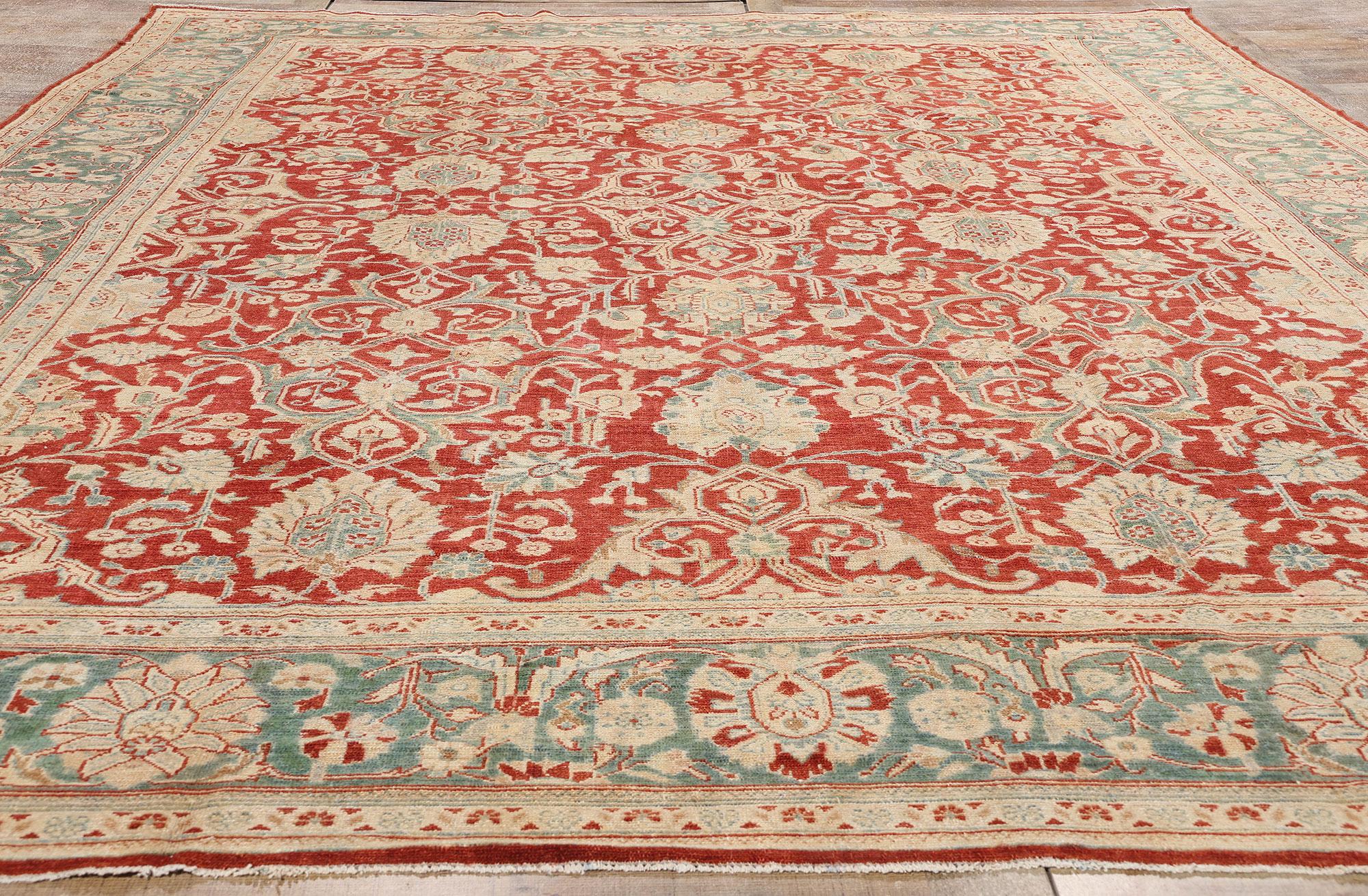 Tappeto persiano Mahal del 1910 con stile moderno in vendita 1