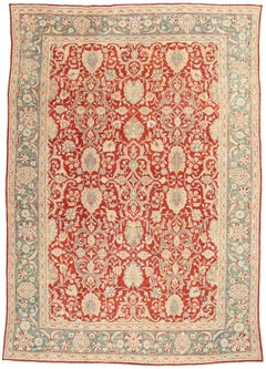 Alfombra persa Mahal de 1910 con estilo moderno