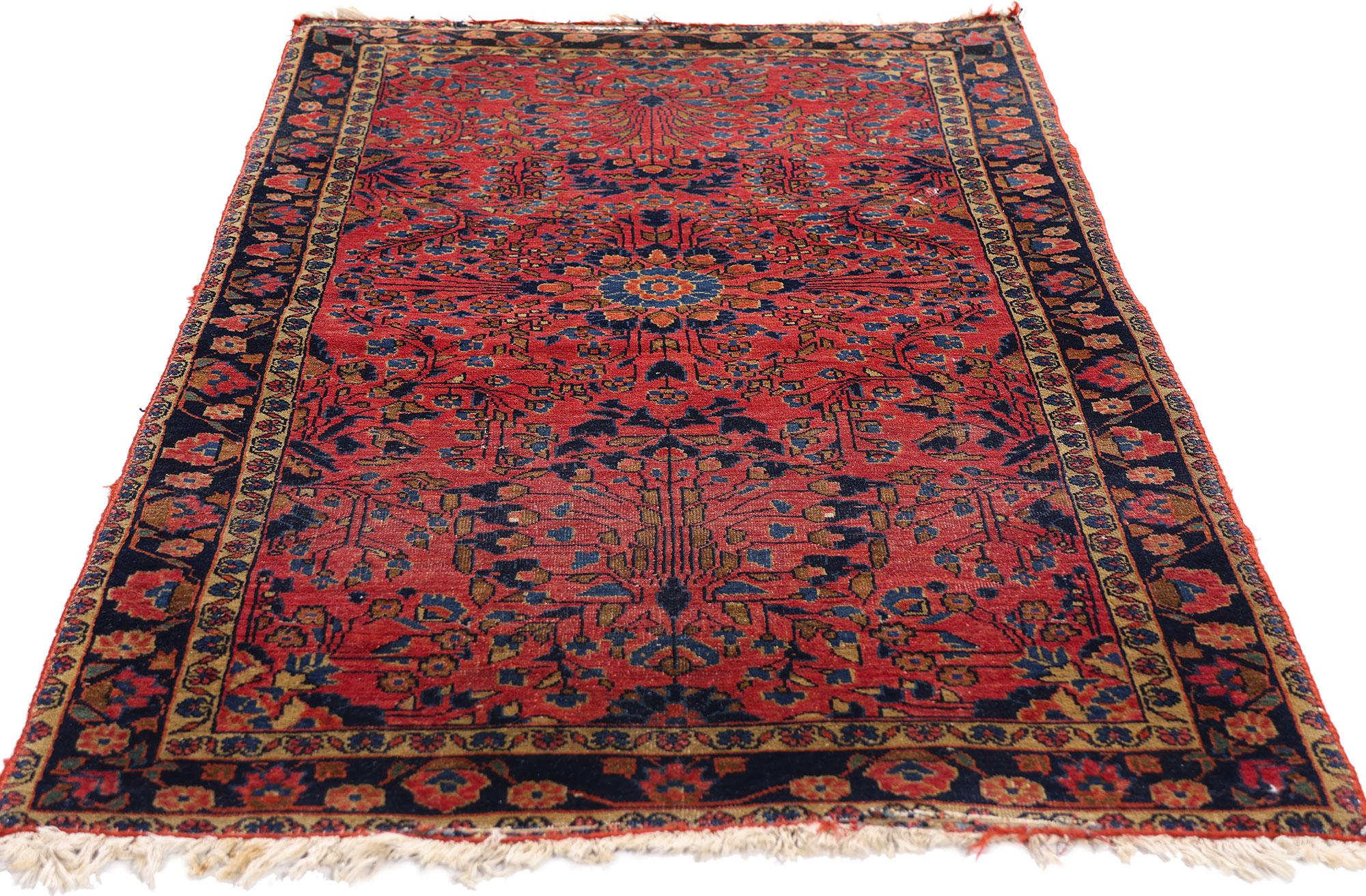 Empire 1910's Persian Sarouk Carpet with Modern Style For Sale