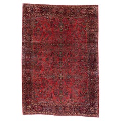 1910's Persian Sarouk Carpet with Modern Style