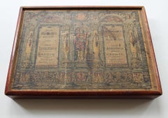 1910's Richter's Stone Anchor Building Blocks Box For Kids