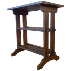 1910s Roycroft Little Journey Book Stand in Oak