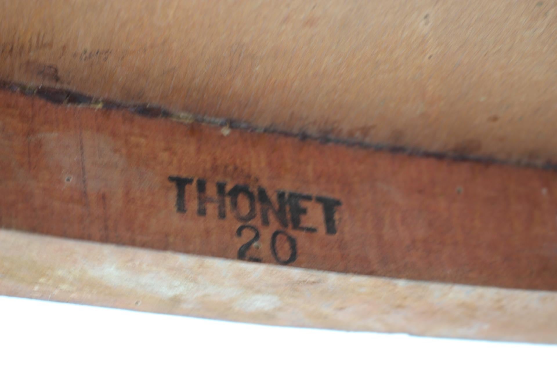 1910er Jahre, Satz von zwei Holzstühlen von Marcel Kammerer für Gebruder Thonet 1