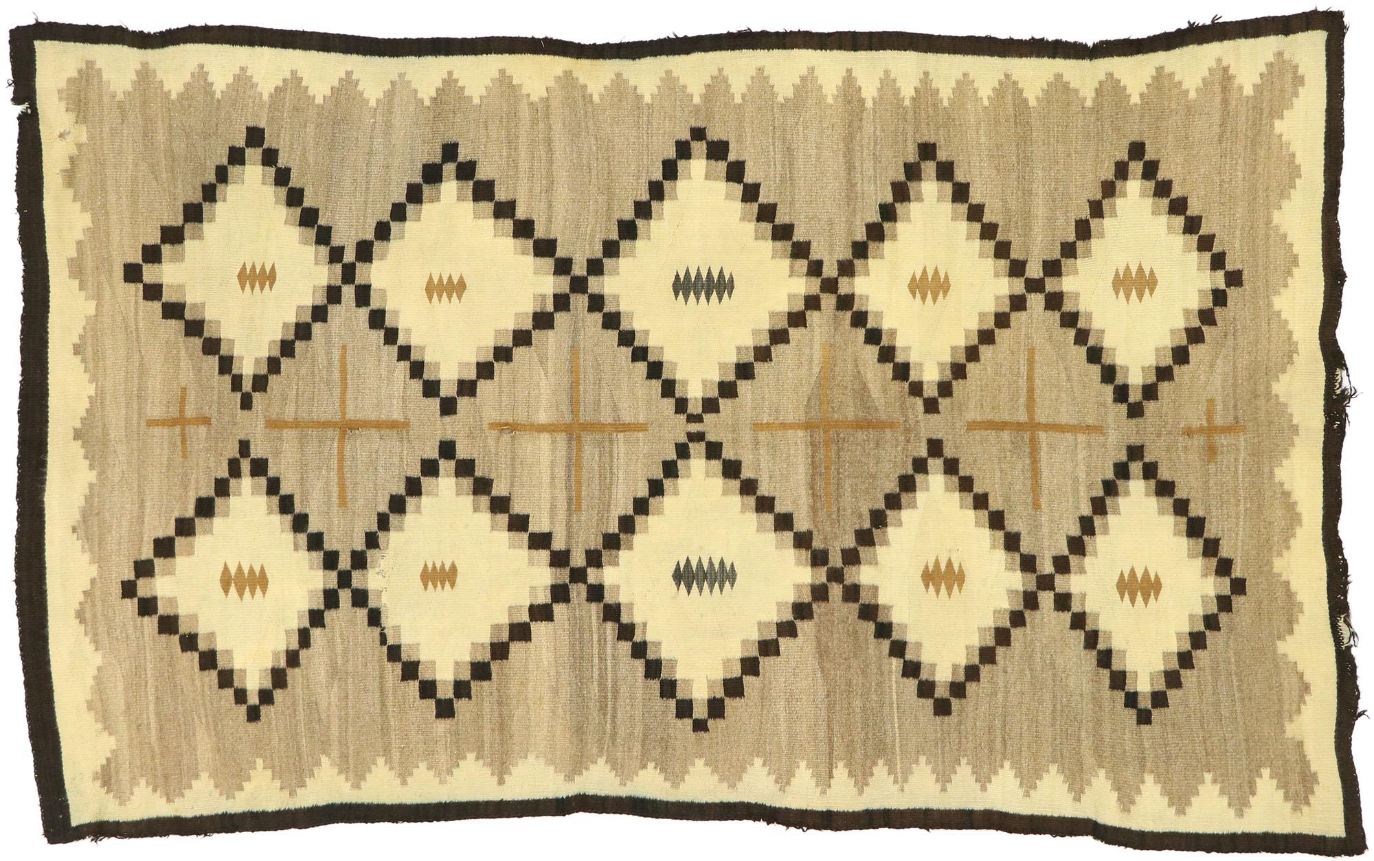 Wool 1910's Southwestern Style Kilim with Contemporary Santa Fe Style For Sale
