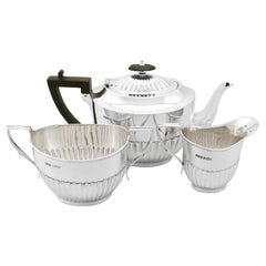 1910s Sterling Silver Three-Piece Tea Service