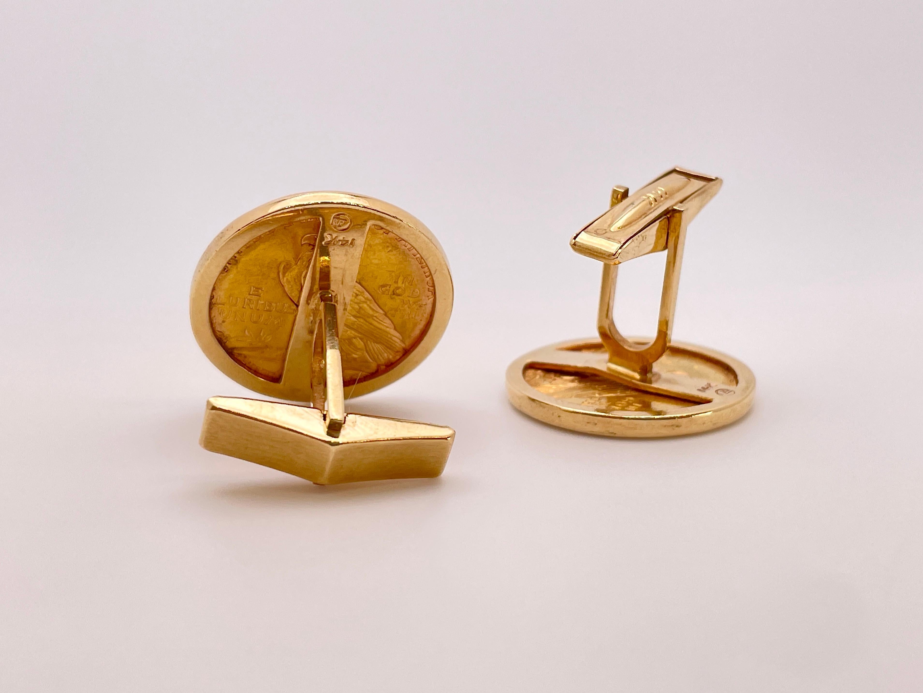 Pièces d'or indiennes de 1911 et 1910 5 $ en vente 1