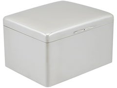 1911 Antique Sterling Silver Cigar Cigarette Box