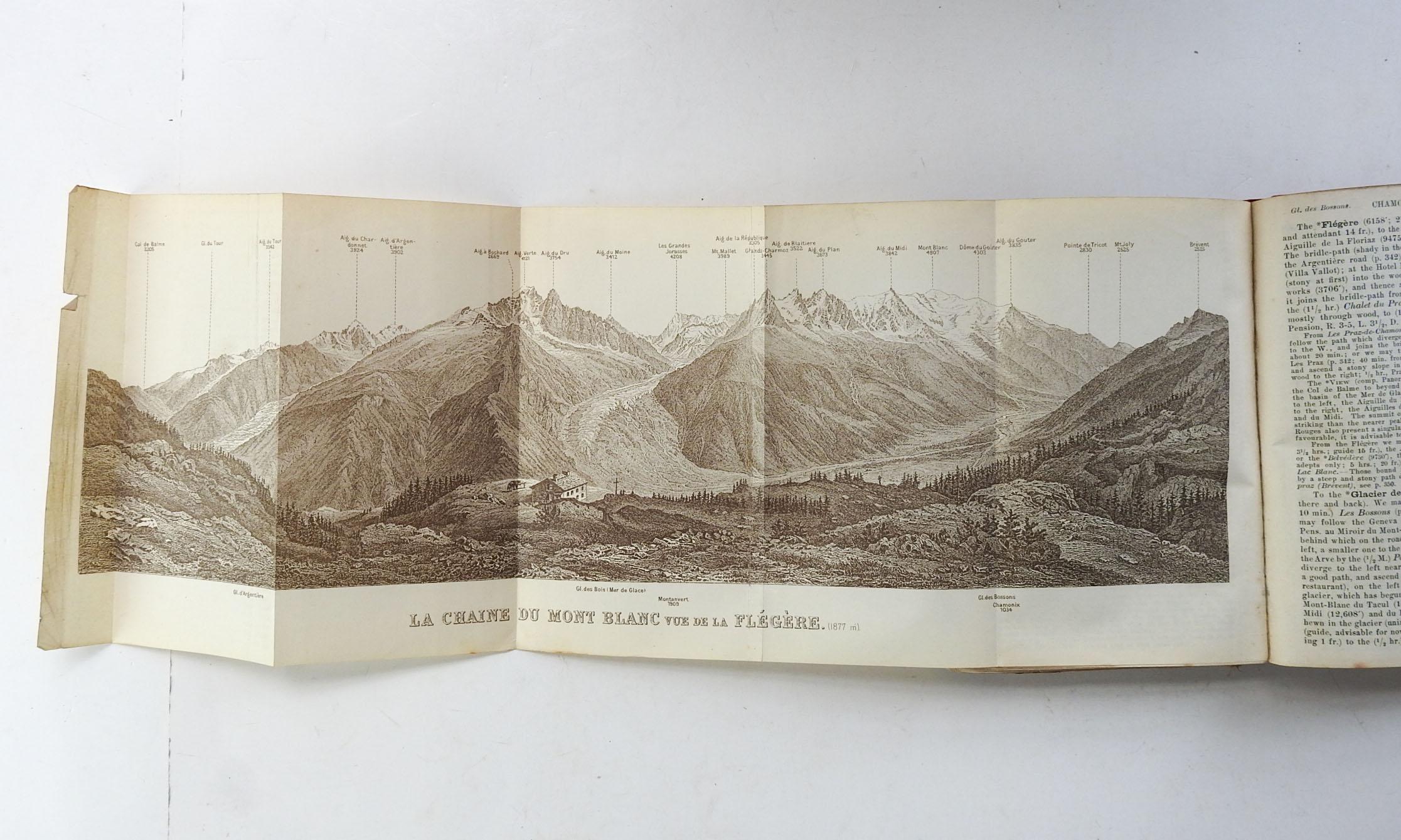 German 1911 Baedekers Guide to Switzerland For Sale