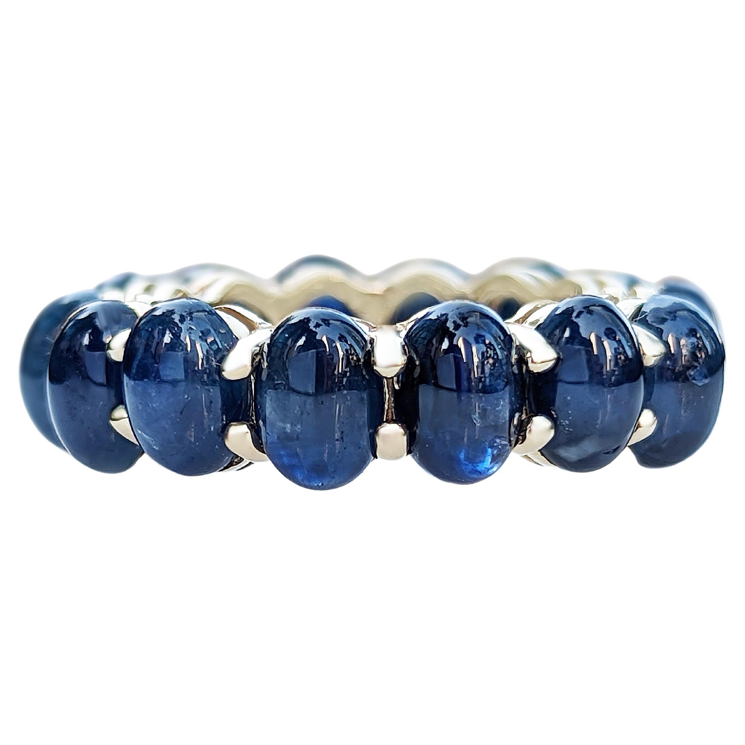 This ring is definitely a show stopper and will draw attention wherever you go! A great gift for yourself or your loved one - a heirloom piece to treasure forever!

Center Natural Sapphire:
Weight: 19.11 ct, 14 stones
Colour: Blue
Shape: Oval