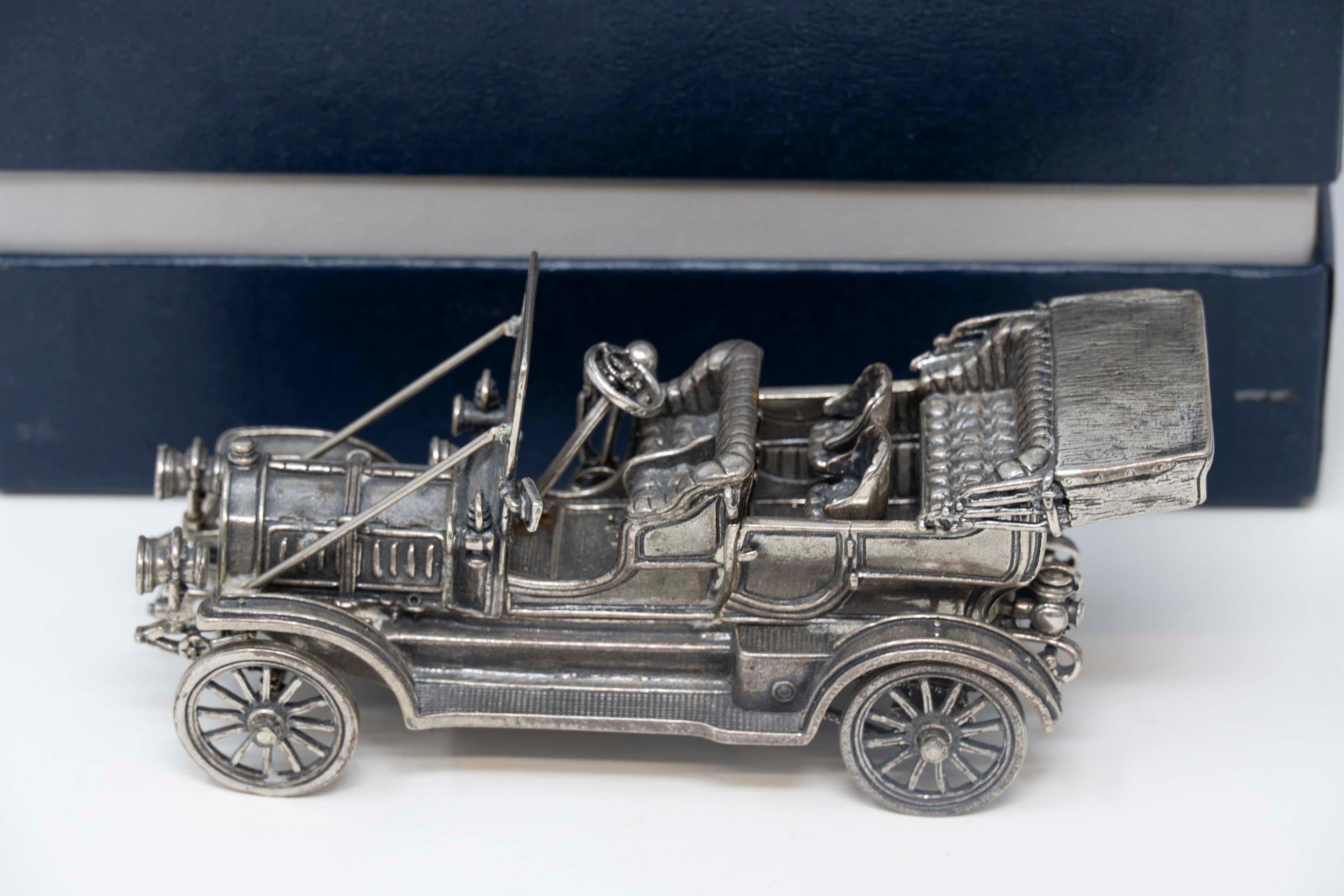 1911 Delaunay-Belleville Sterlingsilber-Miniaturwagen, 1911 im Angebot 1