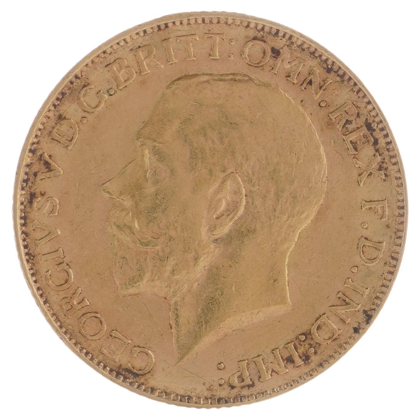 1911 Gold-Sovereign - König Georg V. - London im Angebot