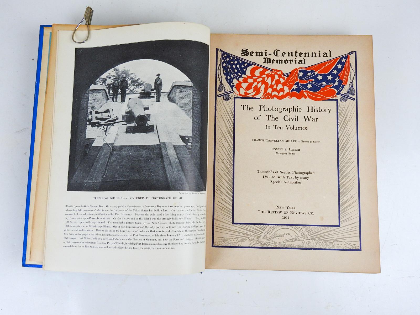 1911 Photographic History of the Civil War Books - Set of 10 In Good Condition For Sale In Seguin, TX