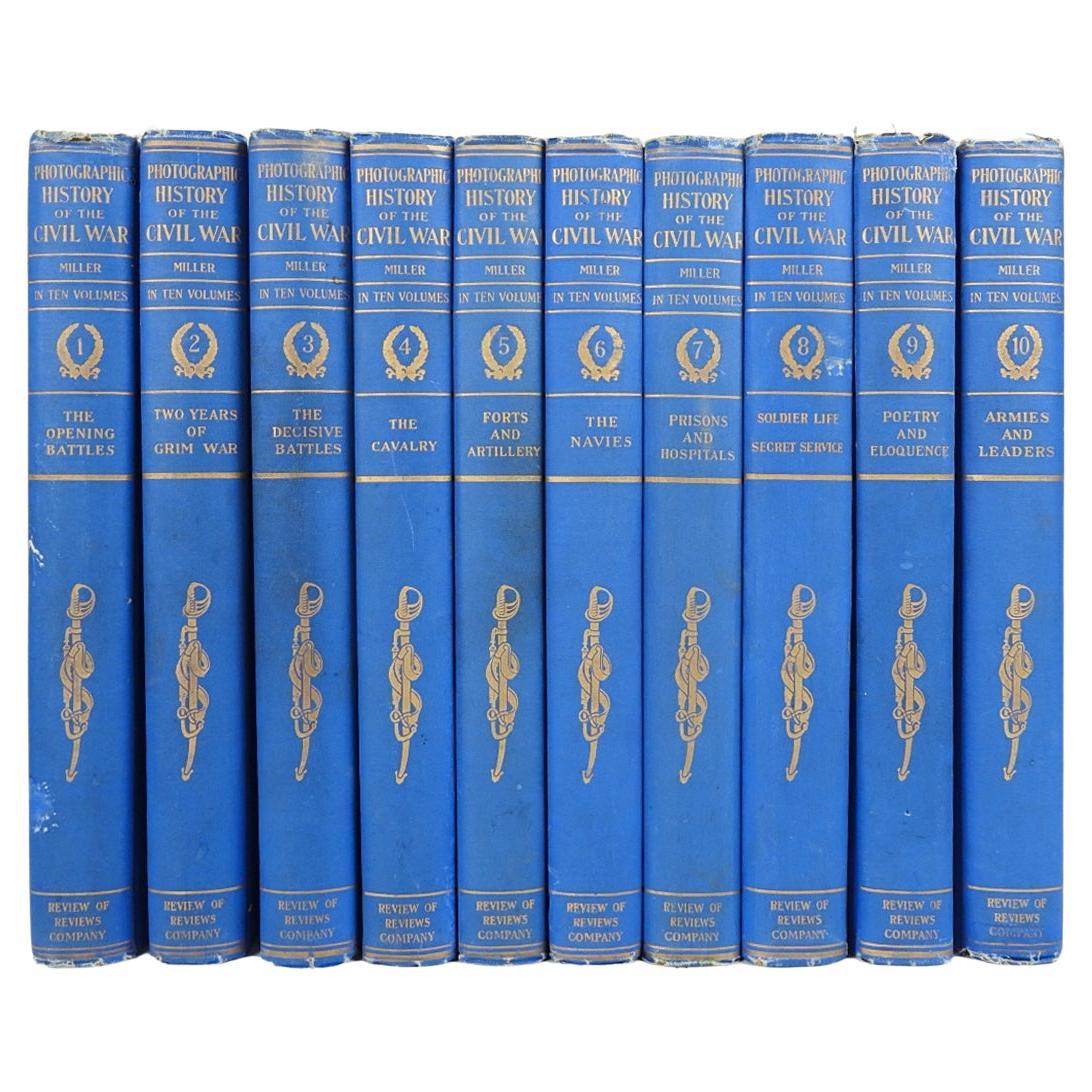 1911 Photographic History of the Civil War Books - Set of 10