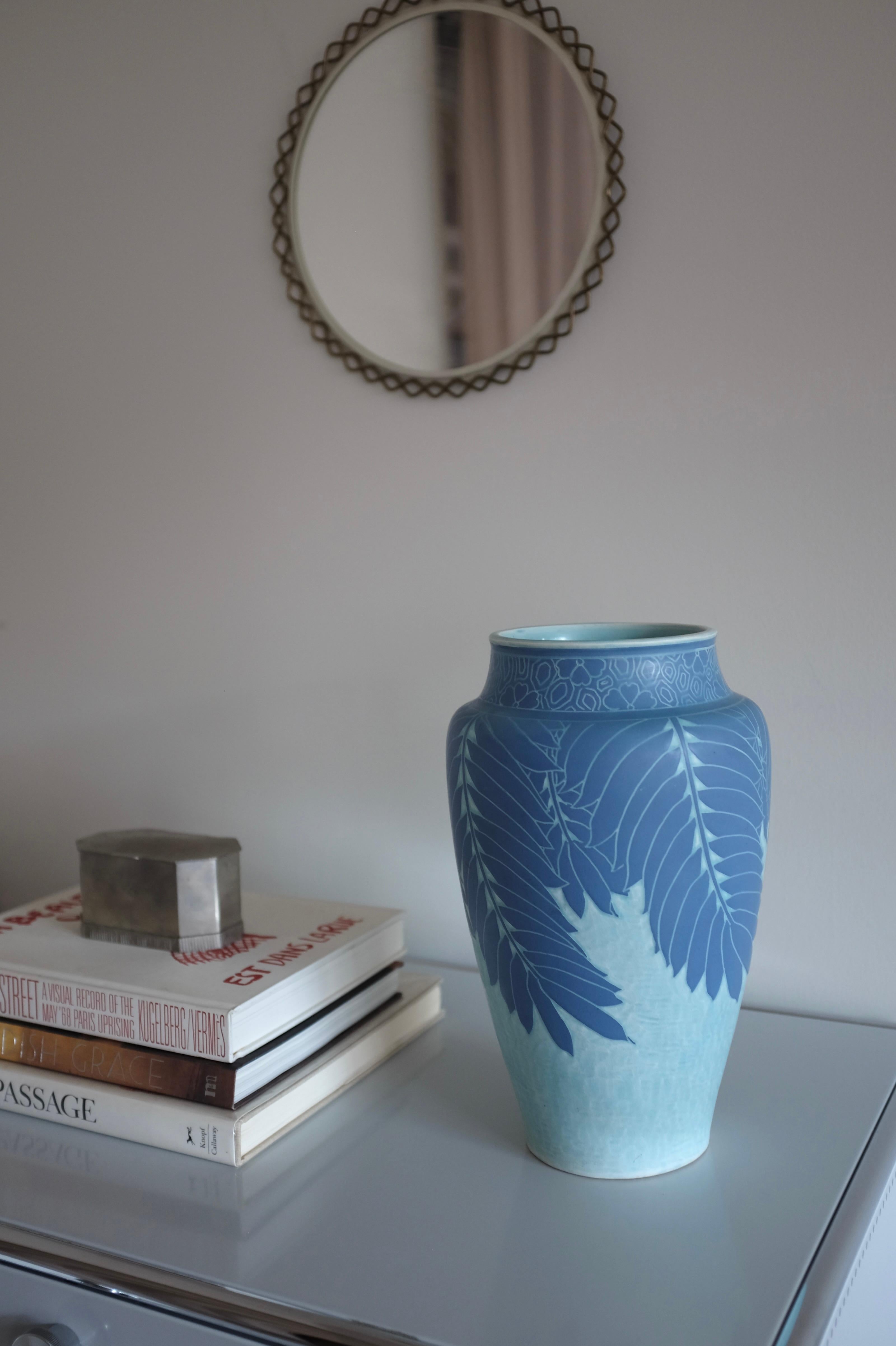Grès porcellanato Vaso Sgraffito del 1911 di Josef Ekberg in vendita