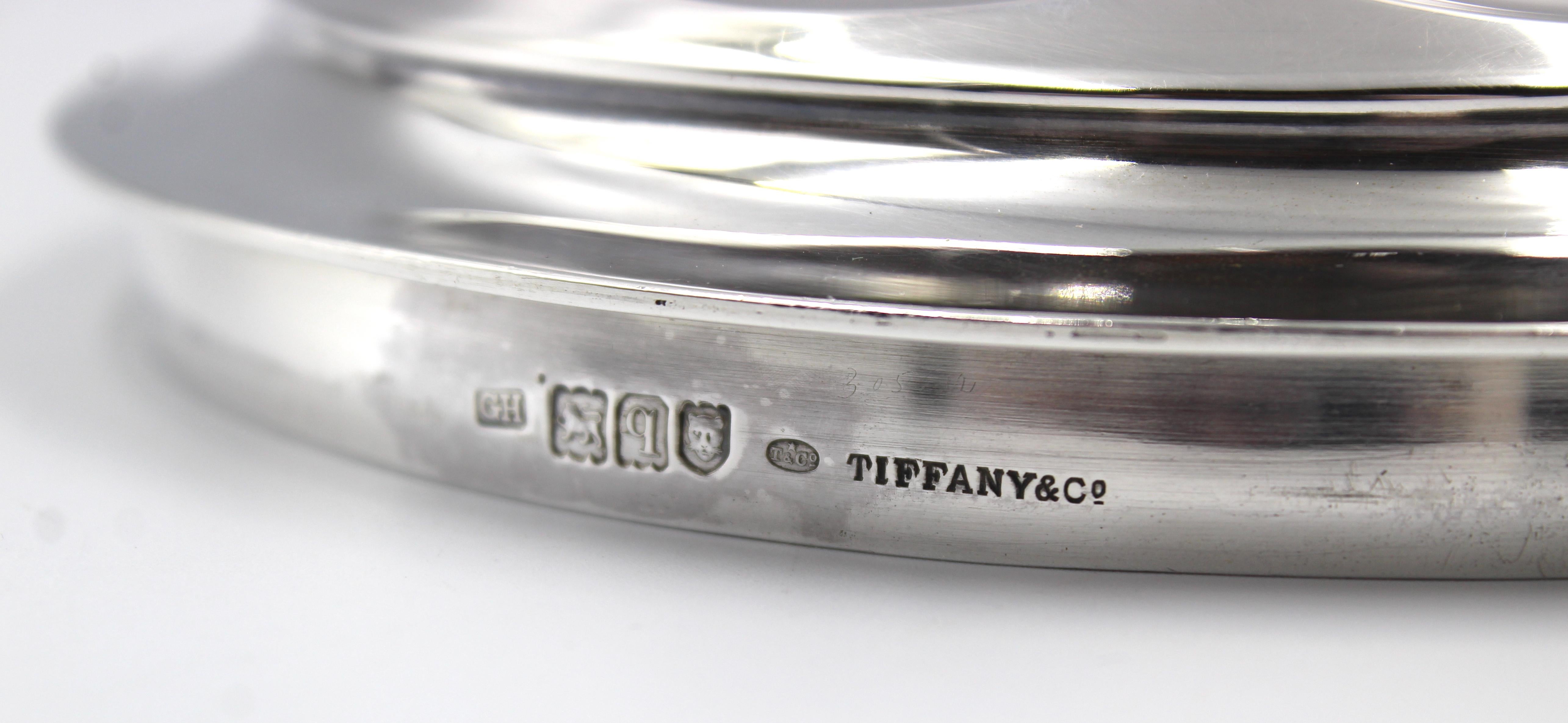 1911 Tiffany & Co. Trophée polo en argent sterling incrusté de diamants en vente 3