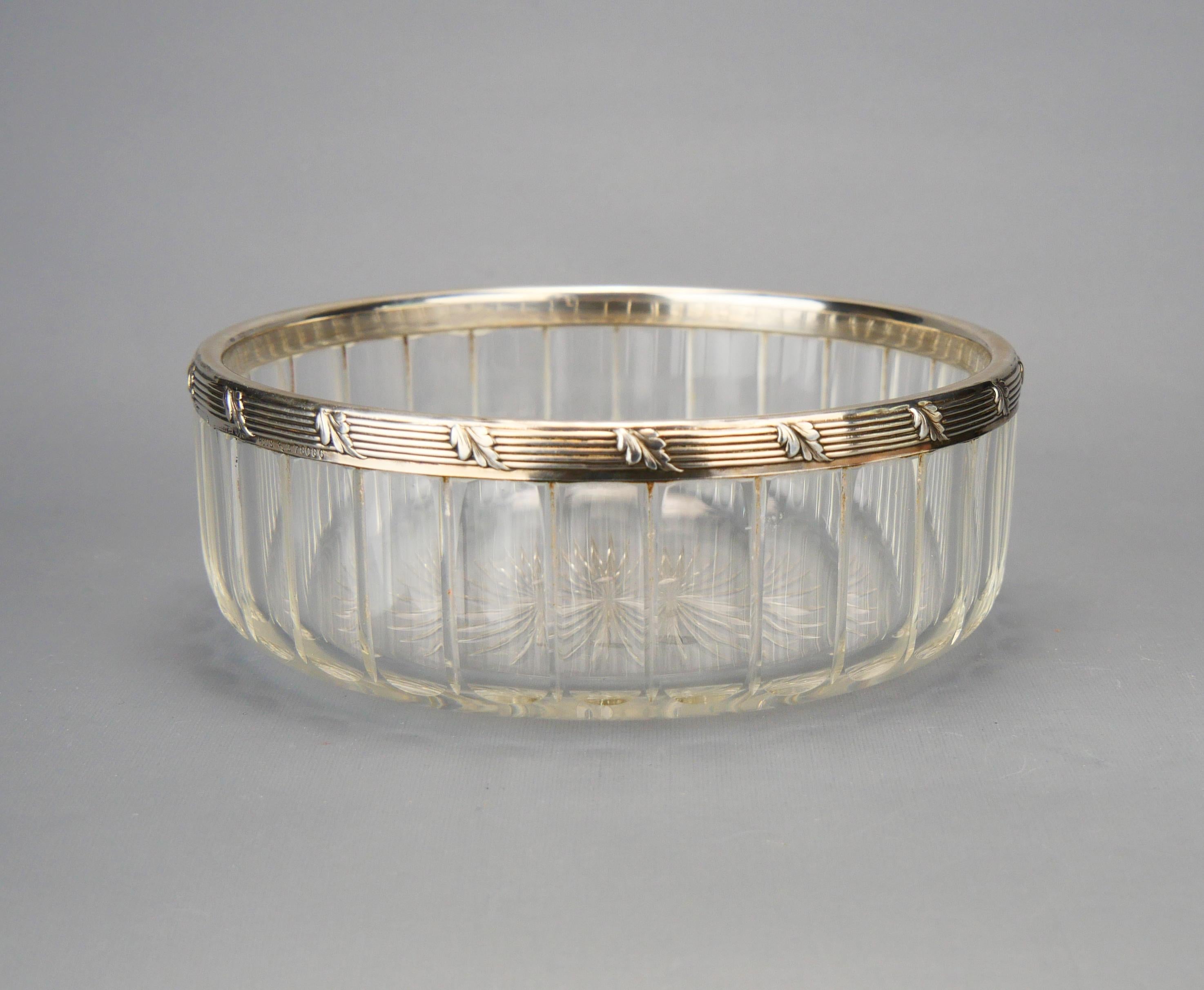 da uomo o donna 1912  Ciotola in vetro cristallo massiccio 830 Silver / 448 gr in vendita