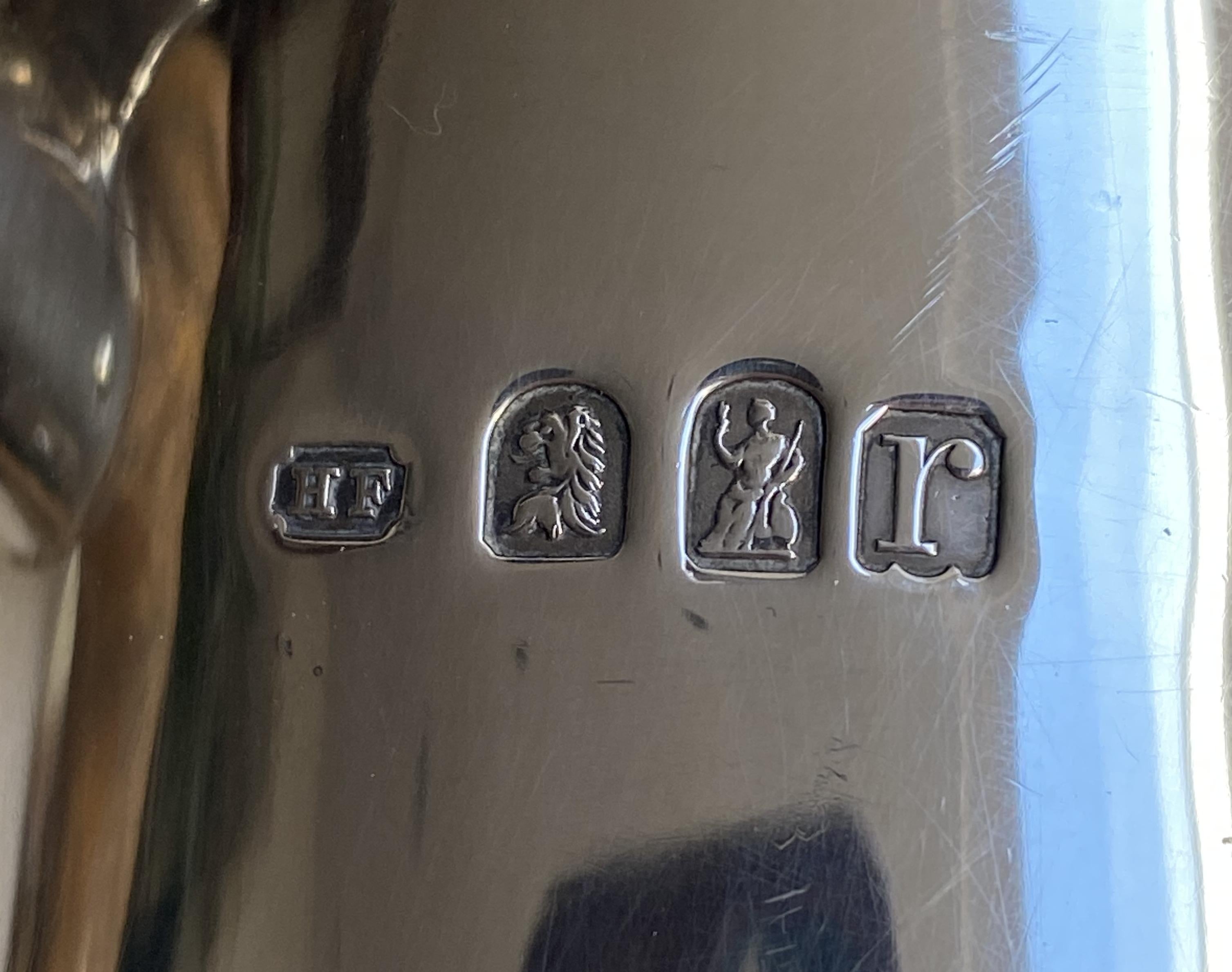1912 Britannia Sterling Silver Harry Freeman Cafe Au Lait Coffee Milk Pots Jugs For Sale 11