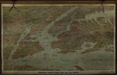 1912 "Panoramic View of New York City and Vicinity" by Jacob Ruppert